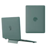 Macbook Pro 14 M1/M2/M3/M4 (2021-2024) Plastdeksel m. Ståfunksjon - Frosted Green