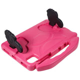 Samsung Galaxy Tab S9 / S8 / S7 / Xiaomi Pad 5 Barnetui - Tommelstøtte bakdeksel - Rosa