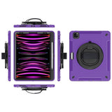 EIDERWOOD iPad Air 13" (2025 / 2024) / Pro 12.9" (2022 / 2021 / 2020 / 2018) Håndværker Cover m. Beskyttelsesfilm & Skulderstrop - Lilla