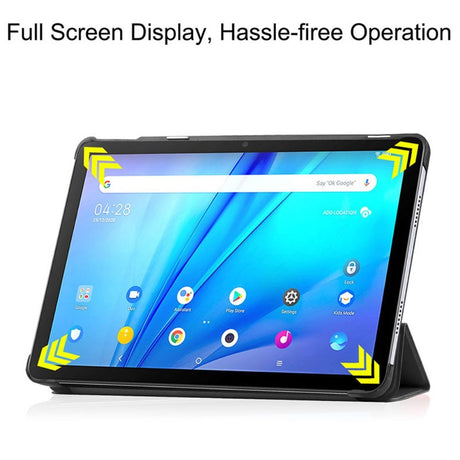 NxtPaper 10s Leather Flip Cover m. Sleep Function - Svart