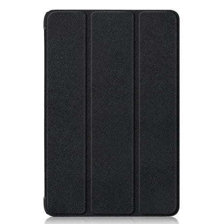 Samsung Galaxy Tab S9 Tri-Fold Leather Flip Cover m. Stativfunksjon - Sort