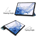 Samsung Galaxy Tab S9 Flip-deksel i kunstskinn - Galaxy