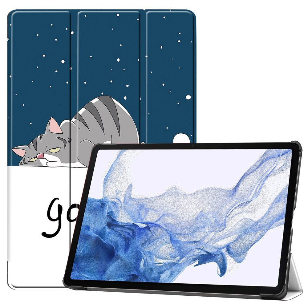 Samsung Tab S9 flip-deksel i kunstskinn - "God natt"