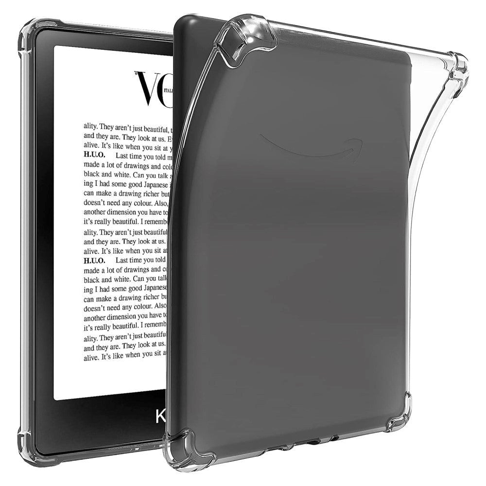 Amazon Kindle Paperwhite 5 11. generasjon (2021) fleksibelt plastbakdeksel – gjennomsiktig