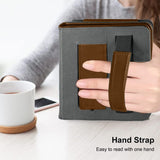 PocketBook InkPad Color 2 Origami Faux Leather Flip Cover m. Ståfunksjon &amp; Stropp - Brun