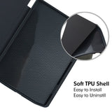 PocketBook InkPad 4 Leather Flip Cover m. Sleep Function - Svart