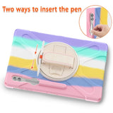 Samsung Galaxy Tab S9 Ultra / S8 Ultra Craftsman Bakdeksel m. Håndholder, Stativ &amp; Blyantholder - Multi