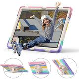 Samsung Galaxy Tab S9 Ultra / S8 Ultra Craftsman Bakdeksel m. Håndholder, Stativ &amp; Blyantholder - Multi