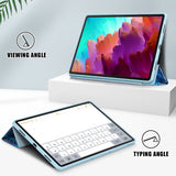Lenovo Tab P12 Tri-Fold Leatherette Flip Cover m. Penneholder - Vann