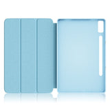 Lenovo Tab P12 Tri-Fold Leatherette Flip Cover m. Penneholder - Vann