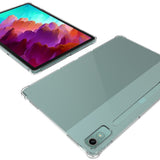Lenovo Tab P12 fleksibelt plastdeksel m. Blyantholder - Gjennomsiktig