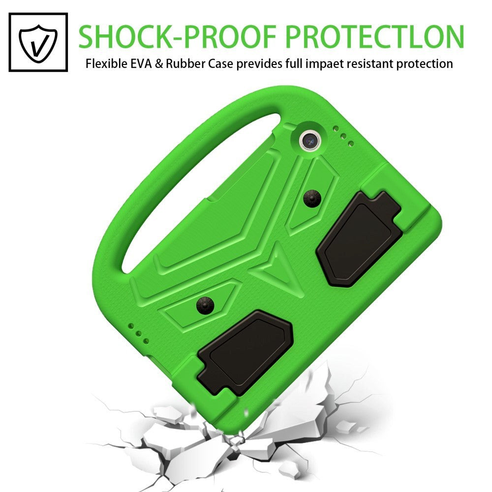 Samsung Galaxy Tab A9 Kids Bakdeksel m. Stativ - Grønn