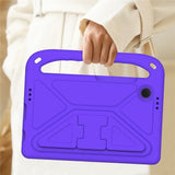 EIDERWOOD Samsung Galaxy Tab A11 / A9 Børnecover med Kickstand og Håndtag - Lilla
