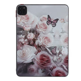 iPad Pro 11" (2022 / 2021 / 2020) Fleksibelt Bagside Cover - Lyserøde Roser