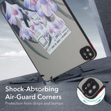 iPad Pro 11" (2022 / 2021 / 2020) Fleksibelt bakdeksel - Matt gjennomsiktig / lilla blomster