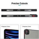 iPad Pro 11" (2022 / 2021 / 2020) Fleksibelt bakdeksel - Matt gjennomsiktig / lilla blomster