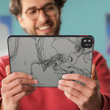 iPad Pro 11" (2022 / 2021 / 2020) Fleksibelt bakdeksel - Matt gjennomsiktig / ansikter