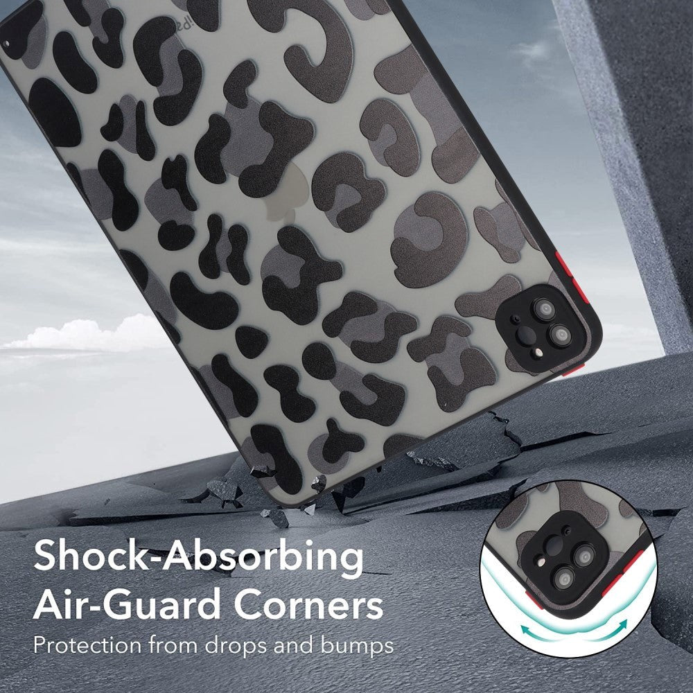 iPad Pro 11" (2022 / 2021 / 2020) fleksibelt bakdeksel - Matt gjennomsiktig / leopardprikker