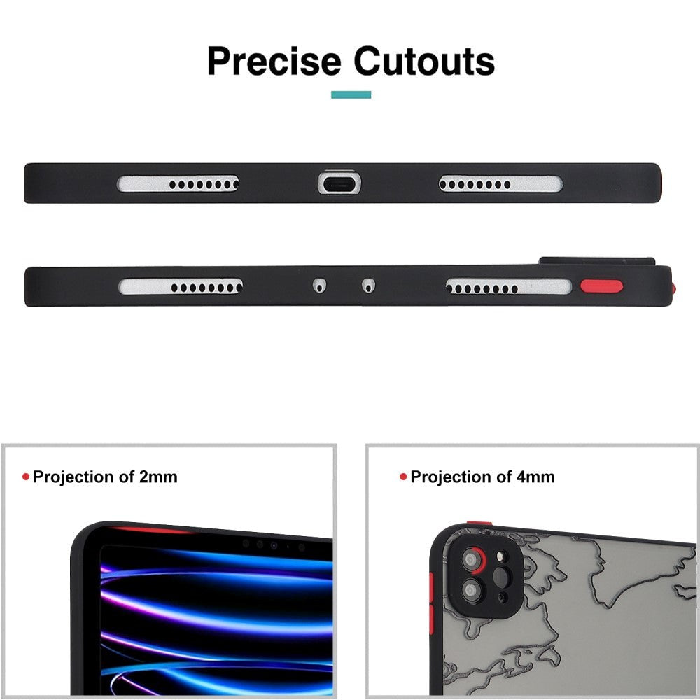 iPad Pro 11" (2022 / 2021 / 2020) Fleksibelt bakdeksel - Matt gjennomsiktig / Fly