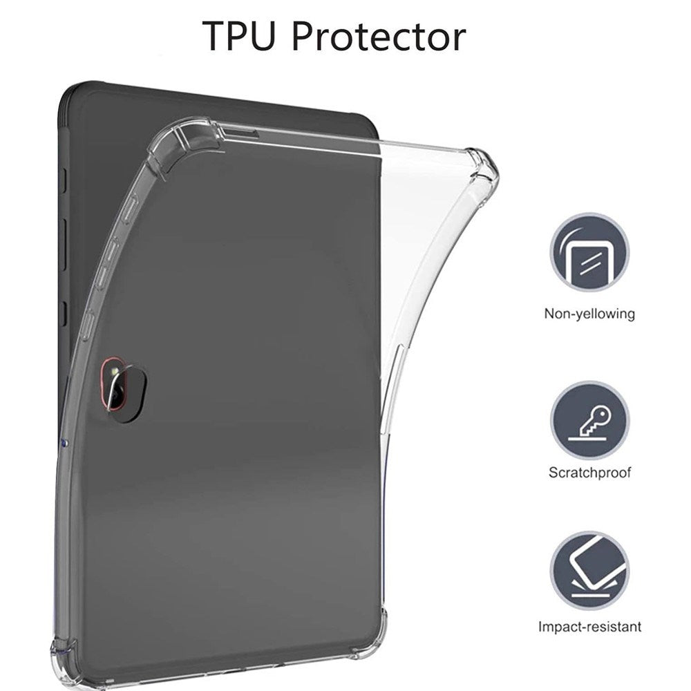 EIDERWOOD Samsung Galaxy Tab Active Pro / 4 Pro / 5 Pro Fleksibelt Plast Tablet Cover - Gennemsigtig