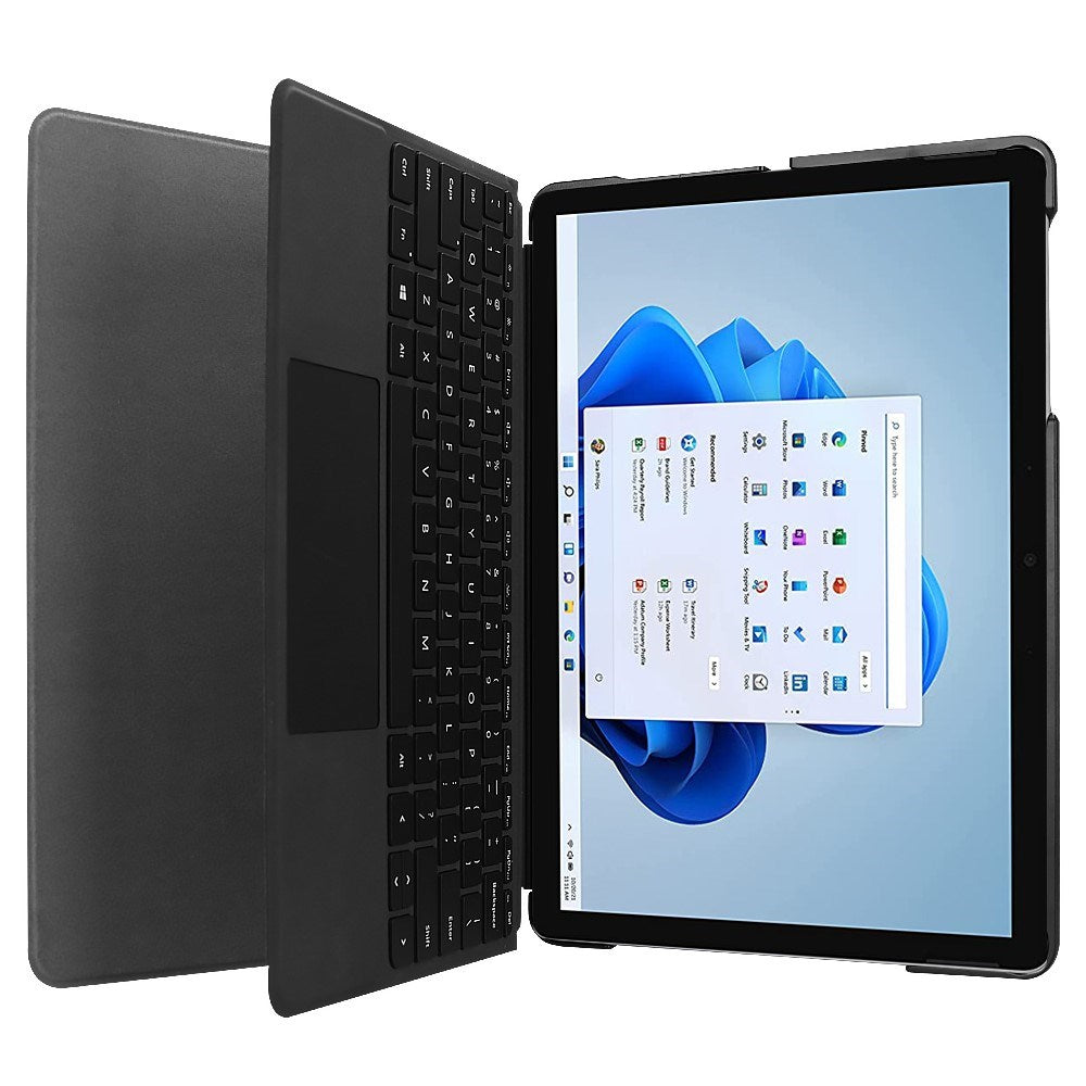 EIDERWOOD Microsoft Surface Go 4 skinndeksel med stativfunksjon - "Ikke rør meg"