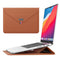 Laptop- / MacBook-omslag 13-14" (32 x 24 cm) m. Tri-fold stativfunksjon - brun
