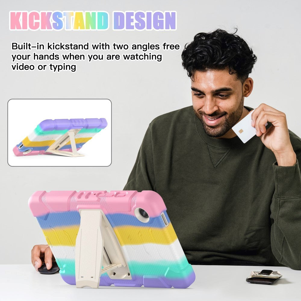 Samsung Galaxy Tab A9 Craftsman Bakdeksel m. Stativ - Multi