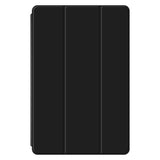 Lenovo Tab M11 Tri-Fold Leather Flip Cover - Svart