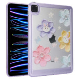 iPad Pro 11" (2022 / 2021 / 2020 / 2018) Fleksibelt plastdeksel – kaniner og perler