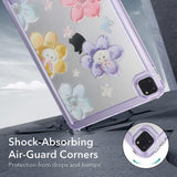 iPad Pro 11" (2022 / 2021 / 2020 / 2018) Fleksibelt plastdeksel – kaniner og perler