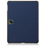 OnePlus Pad Go Tri-Fold Leather Flip Cover m. Stativfunksjon - Blå