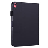 iPad 11" (2025) / iPad 10,9" (2024/2022) Leather Flip Cover m. Dyremotiv - Sort 