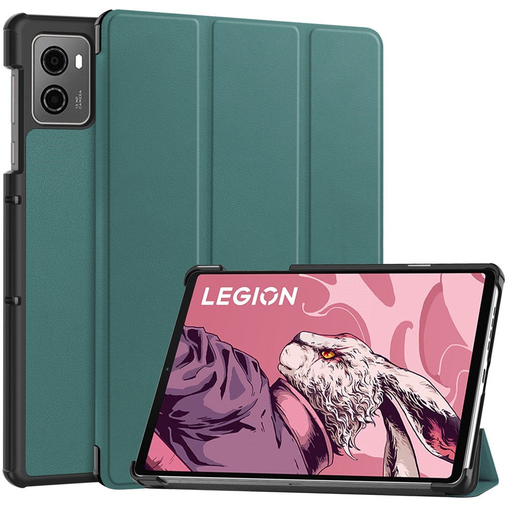 EIDERWOOD Lenovo Legion Tab (3. Gen.) 8.8" Kunstlæder Flip Tablet Cover - Grøn