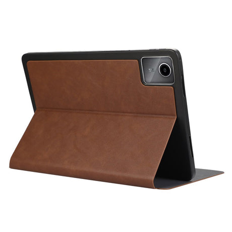 EIDERWOOD Lenovo Tab M11 Leather Flip Cover m. Ståfunksjon - Brun