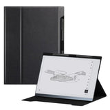 EIDERWOOD ReMarkable 2 Kunstlæder Flip Cover m. Standerfunktion & Penholder - Sort