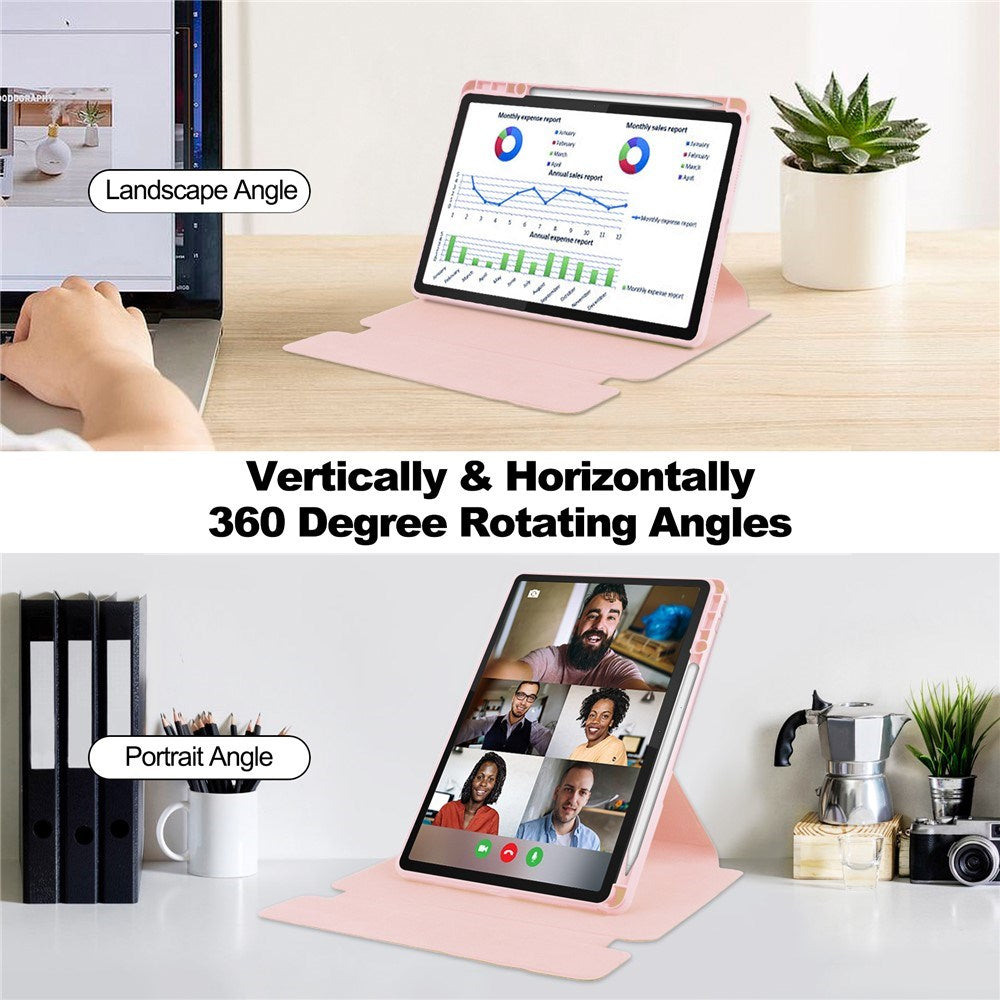 Lenovo Idea Tab 11" / Tab M11 EIDERWOOD Tablet Case m. Stylus Pen Holder - Lyserød