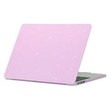 MacBook Air 13" M2/M3/M4 (2022-2025) Laptopdeksel i hardplast med glitterdesign - lilla