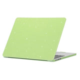 MacBook Air 15" M2/M3/M4 (2023-2025) Laptopdeksel i hardplast med glitterdesign - grønn