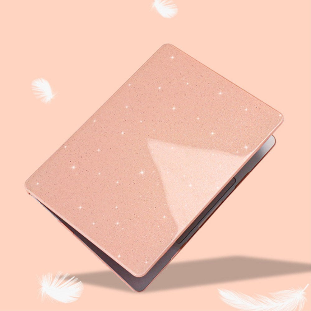 MacBook Air 15" M2/M3/M4 (2023-2025) Laptopdeksel i hardplast med glitterdesign - grønn