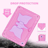 EIDERWOOD iPad 10,2" (2021 / 2020 / 2019) Unicorn Kickstand Kids Case - Rosa / Lilla