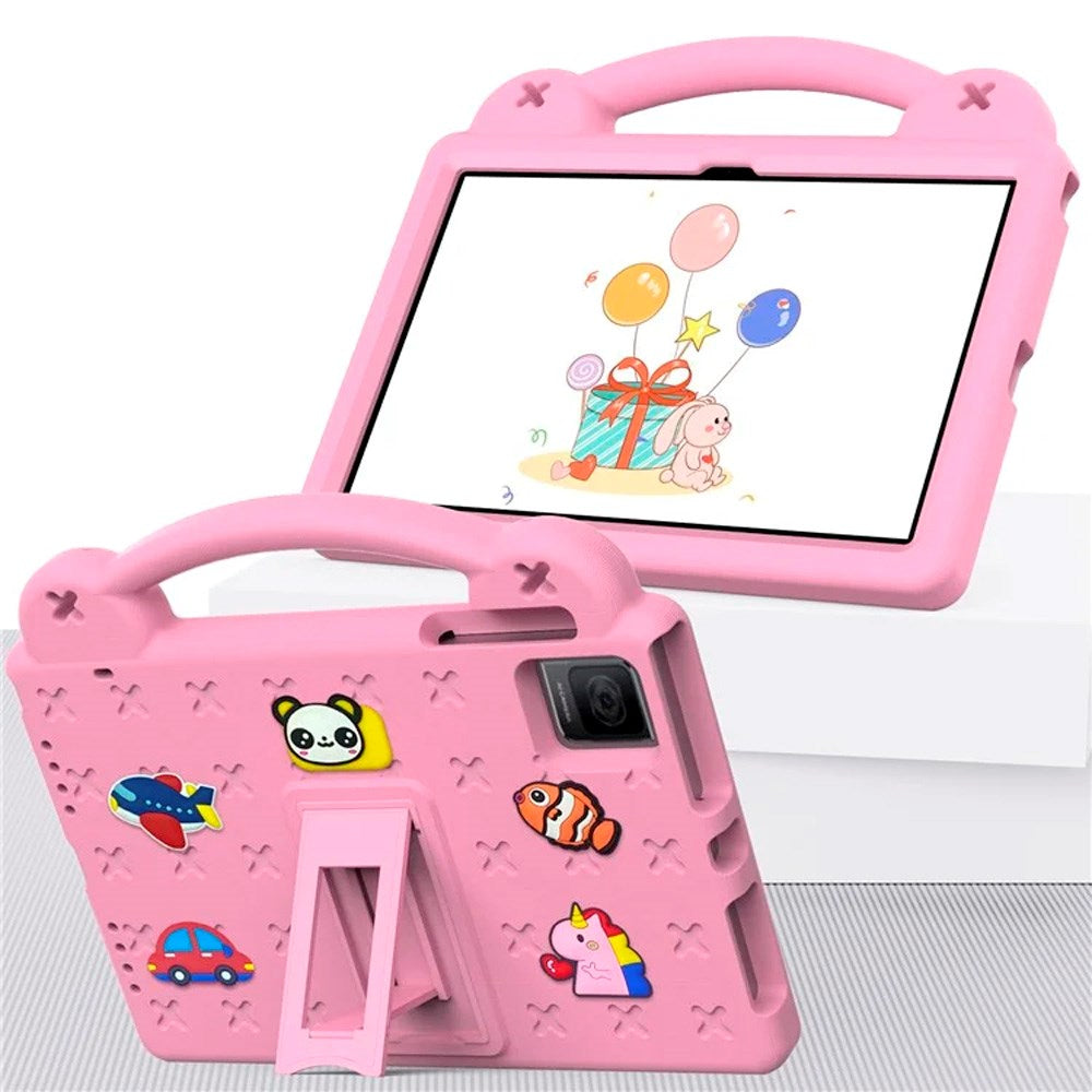 EIDERWOOD TCL Tab 10 Gen 2 / T-Mobile REVVL TAB Barnetrekk m. Leseholder &amp; Tegneholder - Rosa