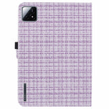 EIDERWOOD Xiaomi Pad 6S Pro Stoffskinn Bakdeksel m. Ståfunksjon - Lilla