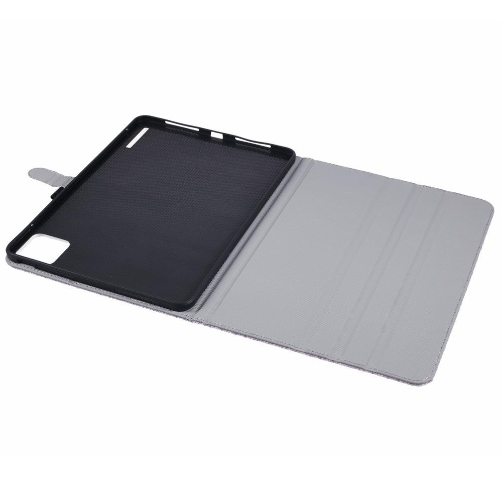 EIDERWOOD Xiaomi Pad 6S Pro Stoffskinn Bakdeksel m. Ståfunksjon - Lilla