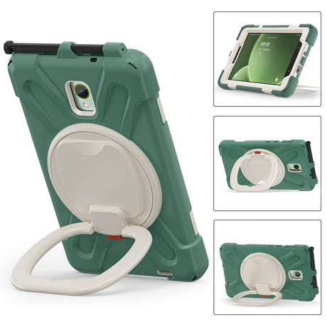 EIDERWOOD Samsung Galaxy Tab Active5 Craftsman-veske - Stativ og håndholder - Grønn