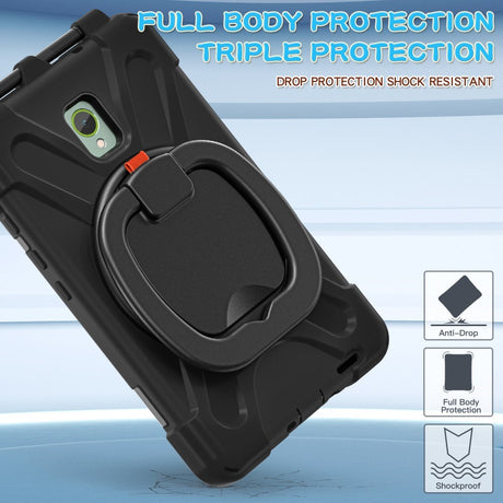 EIDERWOOD Samsung Galaxy Tab Active5 Craftsman Veske - Stativ &amp; Håndholder - Svart