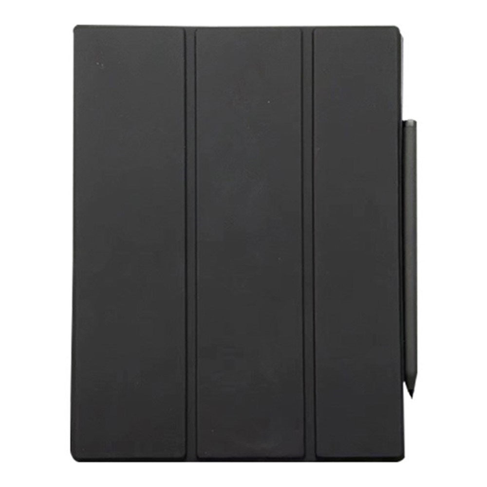 EIDERWOOD ReMarkable 2 Magnetic Vegan Leather Flip Cover - Stativfunksjon og Stylus Penneholder - Svart