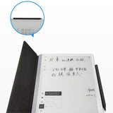 EIDERWOOD ReMarkable 2 Magnetic Vegan Leather Flip Cover - Stativfunksjon og Stylus Penneholder - Svart