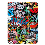 EIDERWOOD iPad Pro 11" (2024) Tri-Fold Faux Leather Flip Cover m. Sleep Function - Graffiti