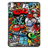 EIDERWOOD iPad Pro 11" (2024) Tri-Fold Faux Leather Flip Cover m. Sleep Function - Graffiti