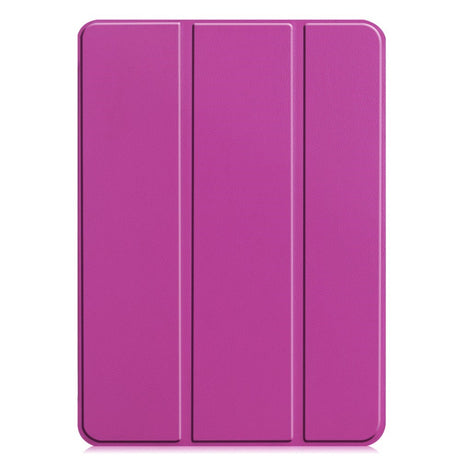 EIDERWOOD iPad Pro 11" (2024) Tri-Fold Leather Flip Cover - Lilla